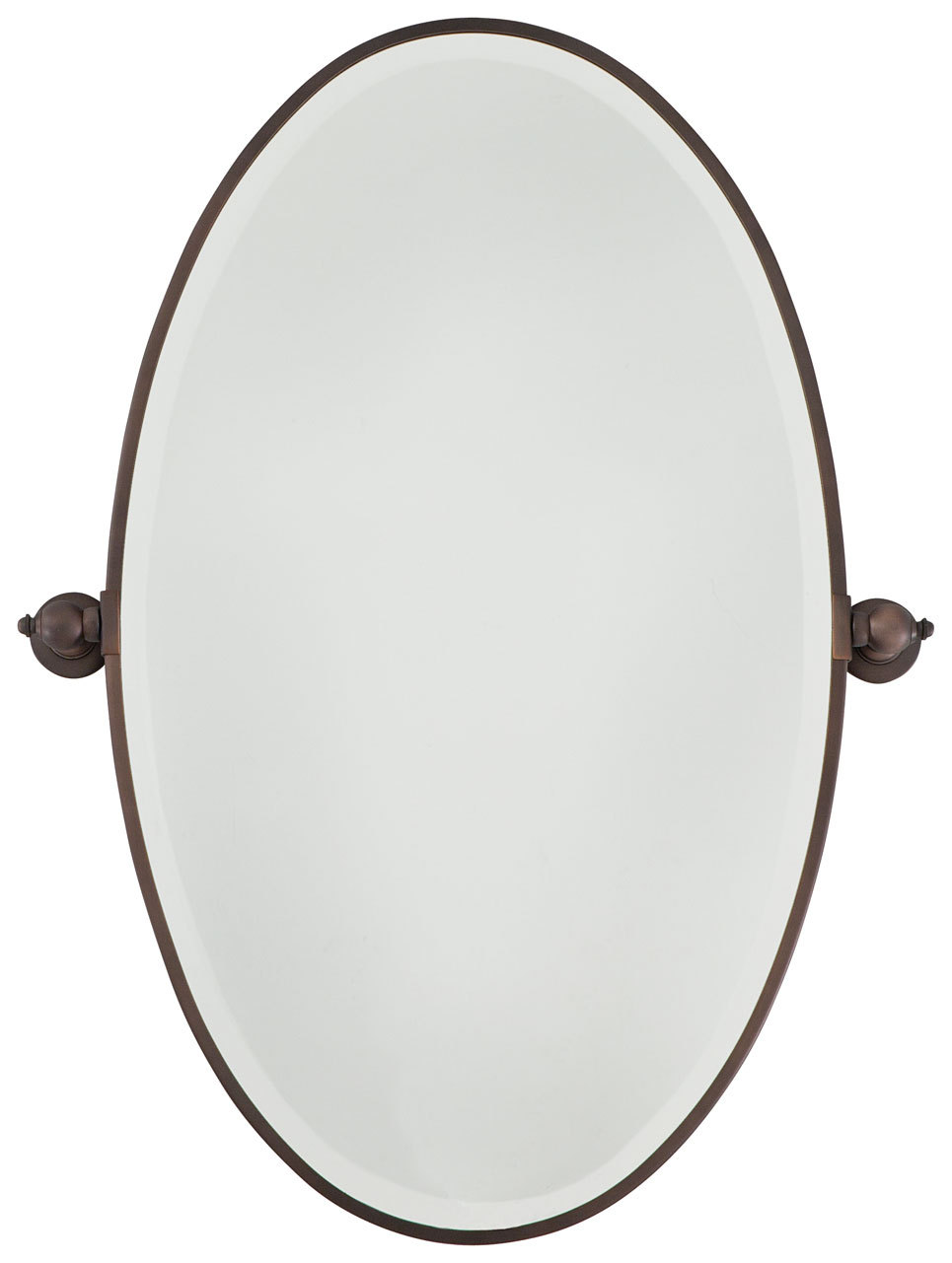 Xl Oval Mirror - Beveled