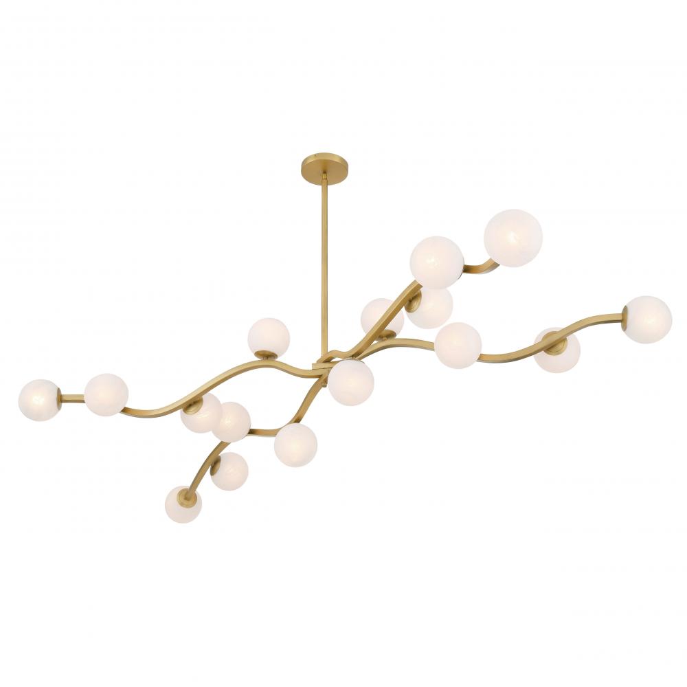 Curven 75" 16-Light Chandelier