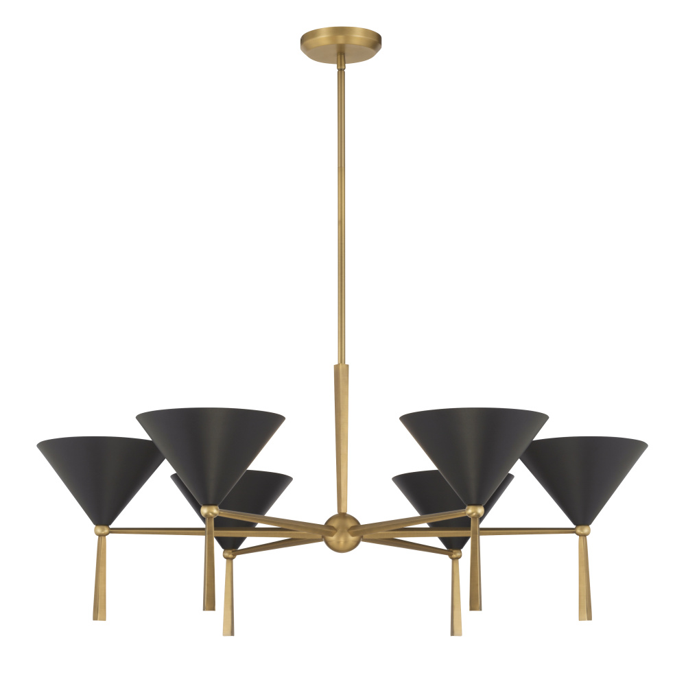 Cortan 36" 6-Light Chandelier
