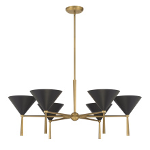 Minka-Lavery 10316-855 - Cortan 36" 6-Light Chandelier