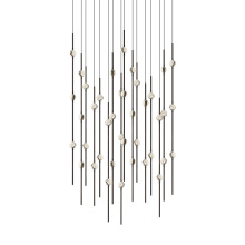 Sonneman 2015.33C-22-J20 - Aries 24" Square LED Pendant (2200K) w/20' Cords