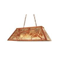  65595 - 33" Long Whispering Pines Oblong Pendant