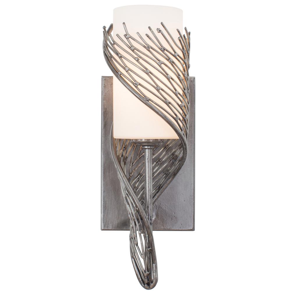 Flow 1-Lt Right Sconce - Steel