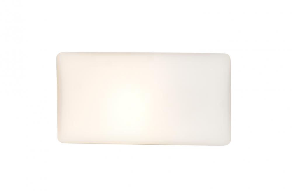 Besa, Lido Vanity, Opal Matte, Chrome Finish, 1x9W LED