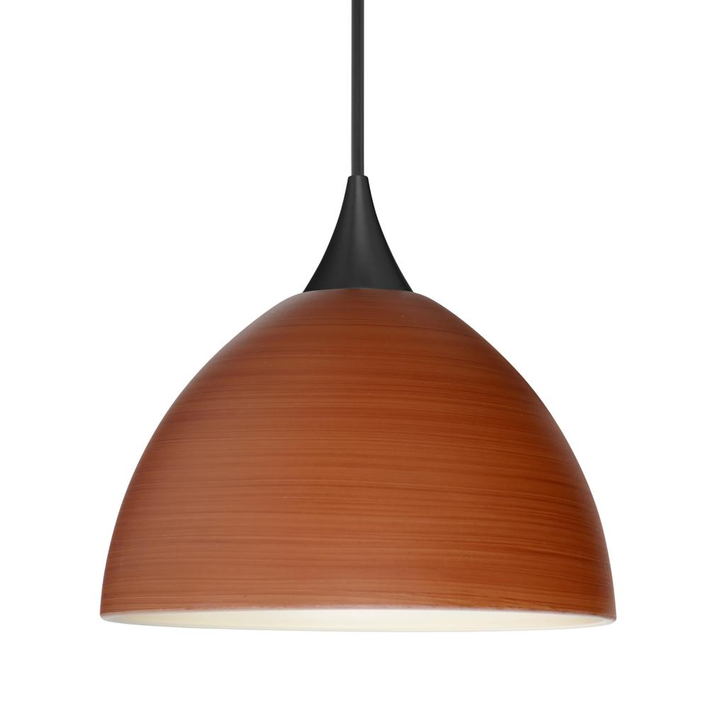 Besa Pendant Brella, Black Finish, Cherry 1x50W MAX GY6.35 Base