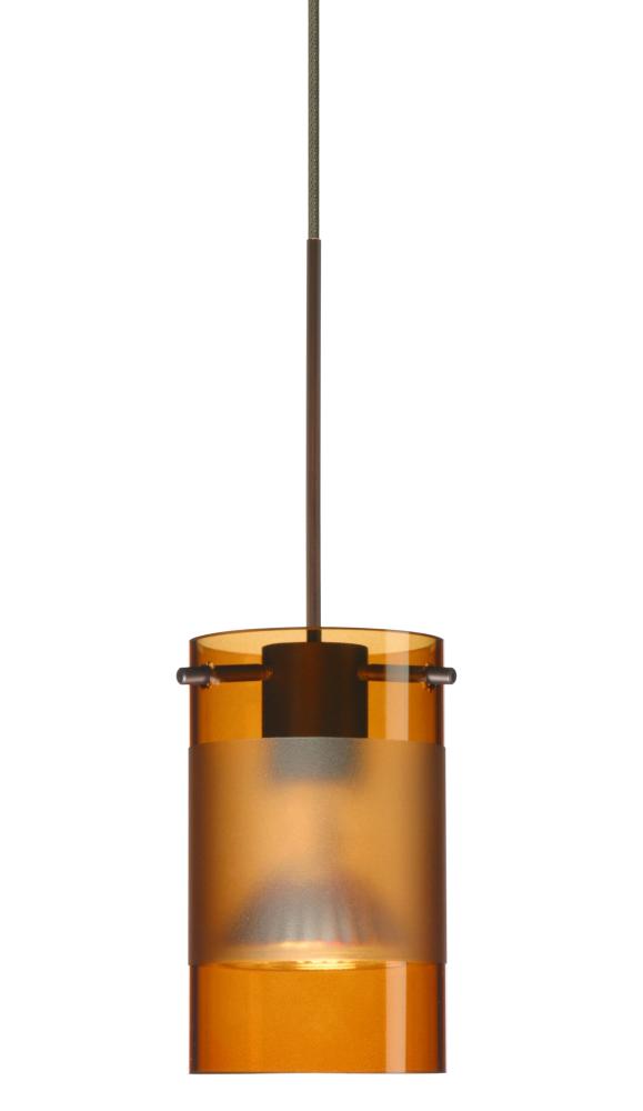 Besa Pendant Scope Bronze Armagnac/Frost 1x5W LED Mr16