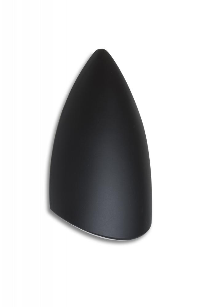 Costaluz, 7024 Series Wall Sconce, Black/Opal 1x 9W LED