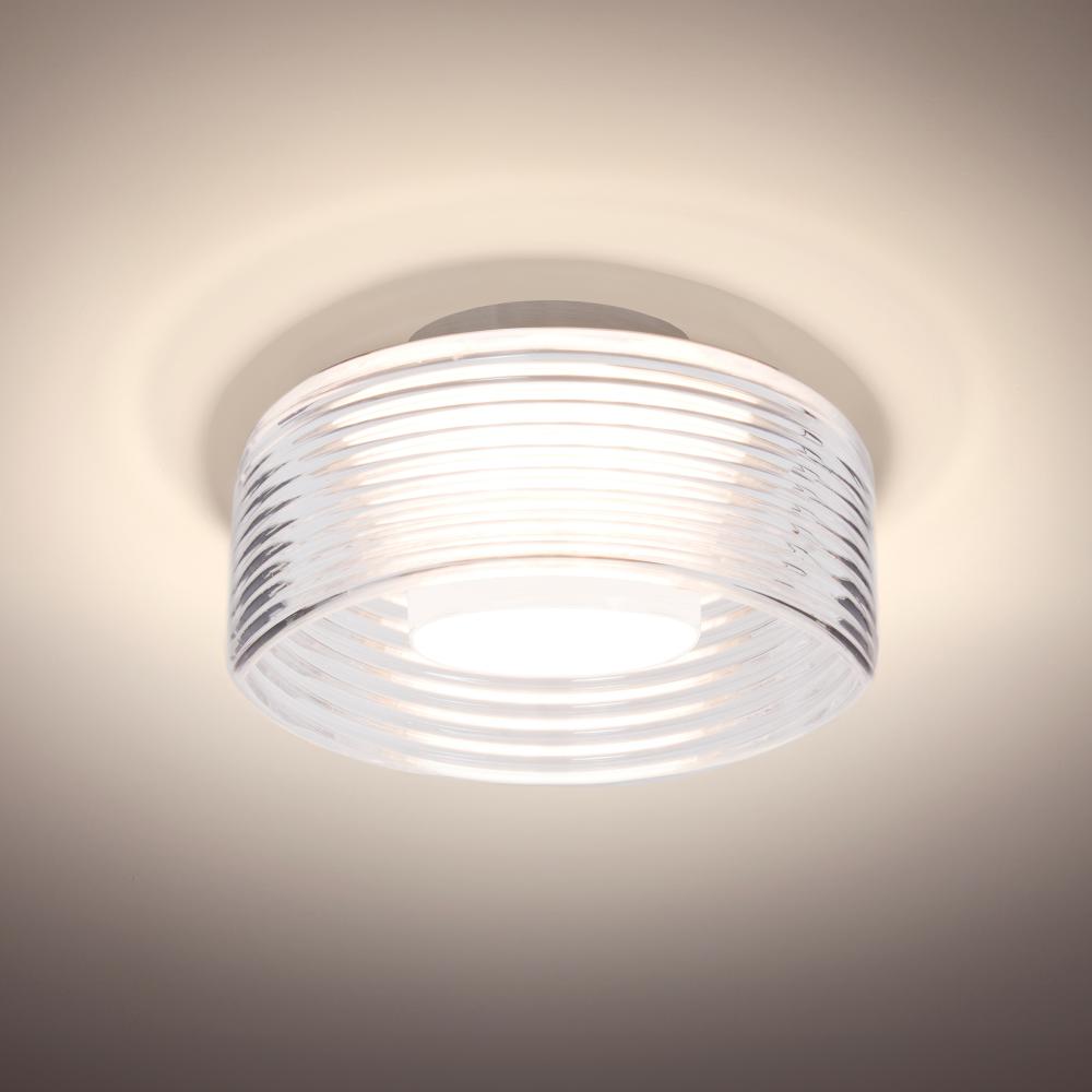 Belu Ceiling, Clear Shade, Black Finish, 1x5W LED