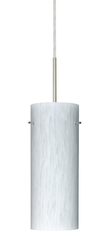 Besa Stilo 10 Pendant For Multiport Canopy Satin Nickel Carrera 1x100W Medium Base