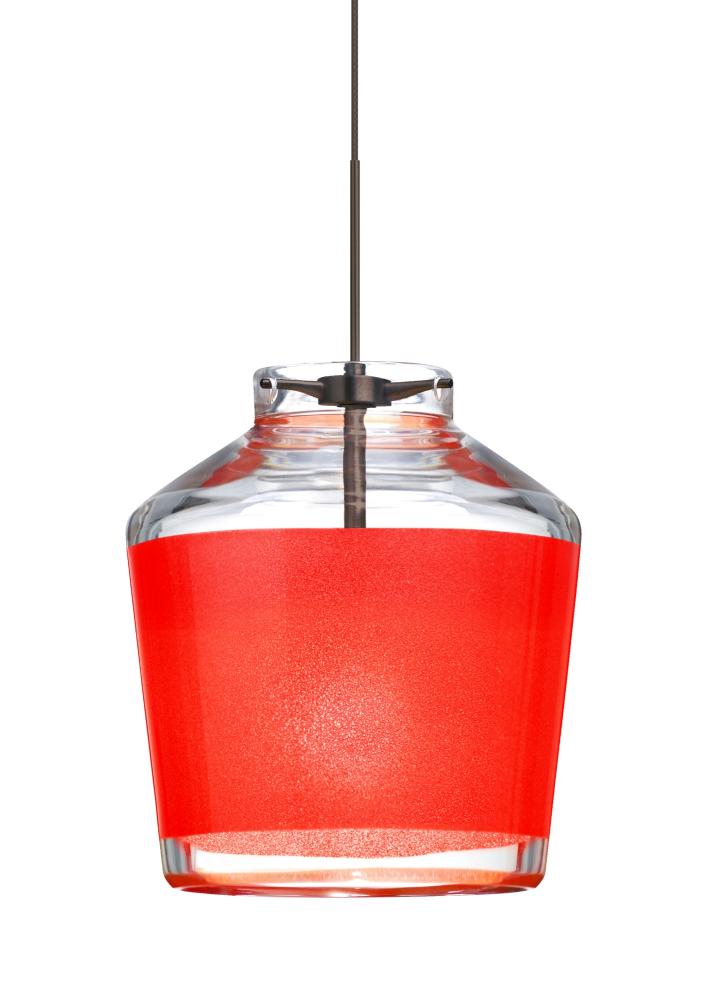 Besa Pendant Pica 6 Bronze Red Sand 1x50W Halogen