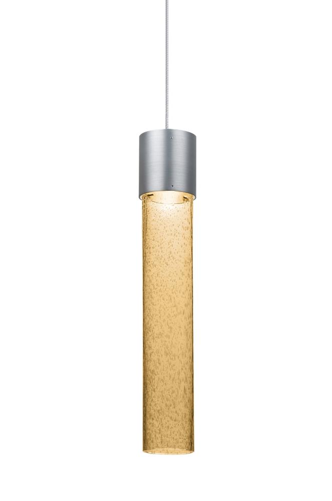 Besa, Wanda 12 Cord Pendant For Multiport Canopy, Gold Bubble, Satin Nickel Finish, 1