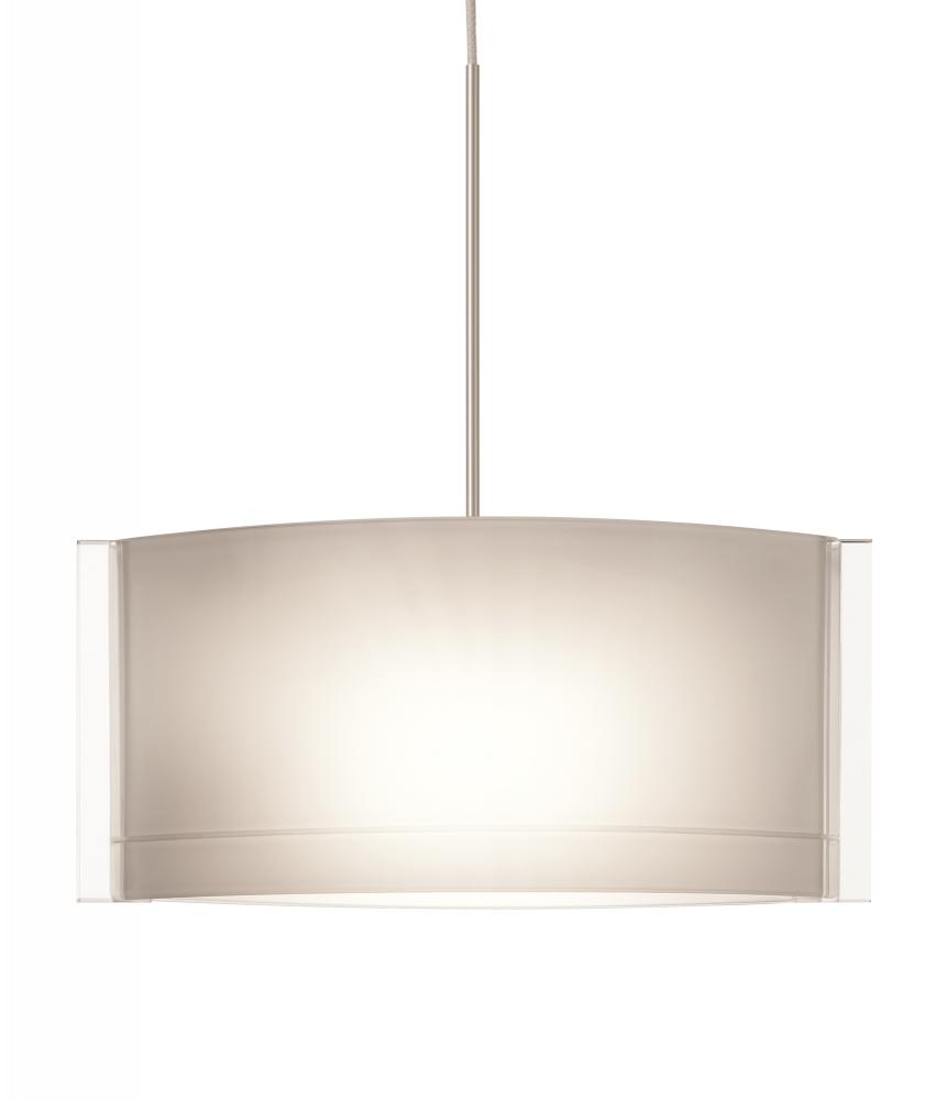 Besa Jodi Pendant Rxp Opal Glossy Satin Nickel 1x50W Halogen