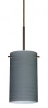 Besa Lighting 1BT-4404TN-LED-BR - Besa Stilo 7 LED Pendant Titan Bronze 1x9W LED