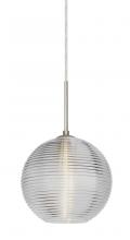 Besa Lighting 1JC-461600-LED-SN - Besa Kristall 8 Pendant Satin Nickel Clear 1x9W LED