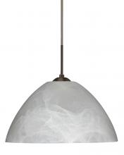 Besa Lighting 1JT-420152-LED-BR - Besa Tessa LED Pendant Marble Bronze 1x9W LED