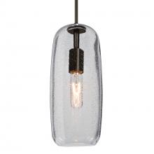 Besa Lighting 1JT-PINOT13CL-BR - Besa, Pinot 13 Cord Pendant, Clear Bubble, Bronze FInish 1x60W Medium Base