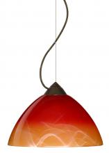 Besa Lighting 1KX-4201SL-BR - Besa Tessa Pendant Solare Bronze 1x75W Medium Base