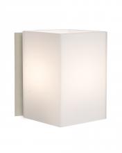 Besa Lighting 1SW-TITO07-SN - Besa, Tito Mini Sconce, Opal Matte, Satin Nickel Finish, 1x40W Halogen