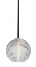 Besa Lighting 1TT-461600-BR - Besa Stem Kristall 8 Pendant Bronze Clear 1x75W Medium Base