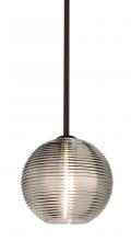 Besa Lighting 1TT-461602-BR - Besa Stem Kristall 8 Pendant Bronze Smoke 1x75W Medium Base