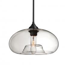 Besa Lighting 1TT-BANACL-EDIL-BK - Besa Stem Pendant Bana Black Clear 1x4W LED Filament