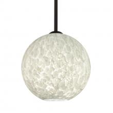 Besa Lighting 1TT-COCO819-LED-BK - Besa Coco 8 Stem Pendant, Carrera, Black Finish, 1x9W LED