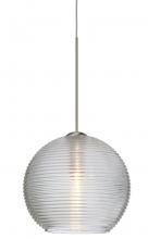 Besa Lighting 1XC-461500-SN - Besa Pendant Kristall 6 Satin Nickel Clear 1x35W Halogen