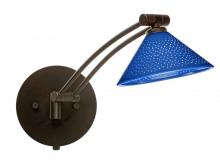 Besa Lighting 1WW-282484-BR - Besa Wall Kona Bronze Blue Starpoint 1x50W Halogen Gy6.35