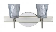 Besa Lighting 2SW-5125SF-CR - Besa Wall Nico 4 Chrome Stone Silver Foil 2x40W G9