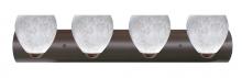 Besa Lighting 4WZ-412219-BR - Besa Wall Bolla Bronze Carrera 4x60W Medium Base