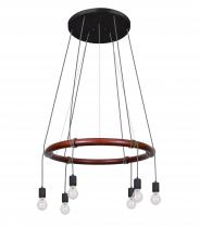 Besa Lighting CIRQUE-120V-SL - Besa Cirque 120V Suspension, Silver Cord, 6x60W Medium base