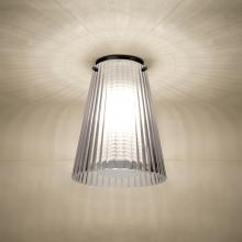 Besa Lighting DIONCLC-BK - Dion Ceiling, Clear Shade, Black Finish, 1x60W E26 Base