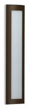Besa Lighting EXPO38-WA-LED-BR - Besa Expo 38 Outdoor, White Acrylic, Bronze Finish, 1x48W LED