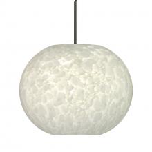 Besa Lighting J-477619-LED-BK - Besa Luna LED Pendant For Multiport Canopy Carrera Black 1x9W LED