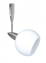 Besa Lighting RSP-155907-18-SN - Besa Spotlight With 18" Stem Palla 3 Satin Nickel Opal Matte 1x35W Bipin MR11