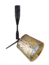 Besa Lighting RSP-5145GF-06-BR - Besa Spotlight With 6" Stem Nico 3 Bronze Stone Gold Foil 1x50W Bipin MR16