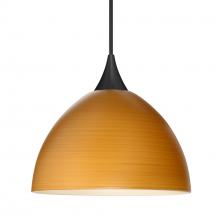 Besa Lighting RXP-4679OK-BK - Besa Pendant Brella, Black Finish, Oak 1x50W MAX GY6.35 Base