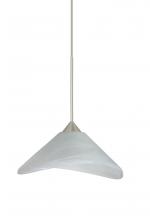 Besa Lighting X-191352-SN - Besa Pendant For Multport Canopy Hoppi Satin Nickel Marble 1x50W MAX GY6.35 Base