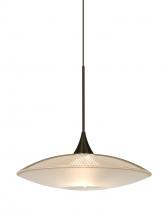 Besa Lighting X-6294GD-BR - Besa Pendant For Multiport Canopy Spazio Bronze Gold/Frost 1x50W Halogen