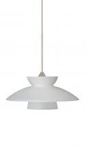 Besa Lighting XP-271825-SN - Besa Pendant Trilo 7 Satin Nickel Frost 1x50W Halogen