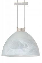 Besa Lighting 1XA-467952-SN - Besa Pendant Brella Satin Nickel Marble 1x50W GY6.35