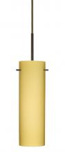 Besa Lighting 1BT-4930VM-MED-BR - Besa Copa Pendant Bronze Vanilla Matte 1x40W B10 Medium Base