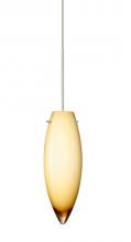 Besa Lighting 1XT-4096VG-LED-SN - Besa Pendant Juliette Satin Nickel Vanilla Glossy 1x5W LED