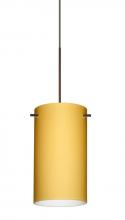 Besa Lighting 1XC-4404VM-LED-BR - BESA PENDANT STILO 7 BRONZE VANILLA MATTE 1X6W LED