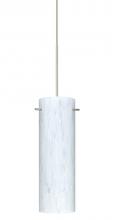 Besa Lighting XP-493019-SN - Besa Copa Pendant, Carrera, Satin Nickel, 1x50W MAX GY6.35 Base
