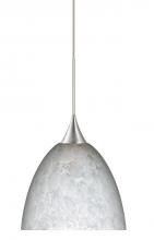 Besa Lighting 1XT-757019-LED-SN - BESA PENDANT SASHA SATIN NICKEL CARRERA 1X6W LED