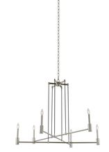 Kalco 509871PN - Kingston 6 Light Chandelier