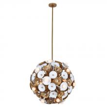 Kalco 520356WVB - Damask 28 LT Orb Pendant