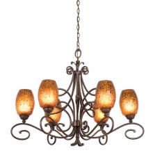 Kalco 5534AC/1305 - Amelie 6 Light Chandelier