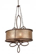 Kalco 6579SV - Whitfield 4 Light Oval Chandelier W/O Scroll